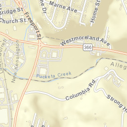 2nd Street, New Kensington, PA 15068, USA Street Map