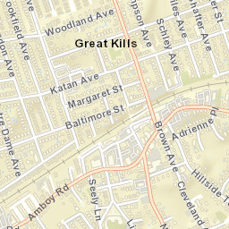 Great Kills New York Street Map