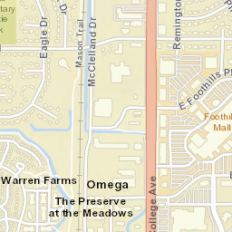 3451 Riva Ridge Place Fort Collins CO Street Map