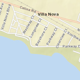 Villa Nova Ohio Street Map