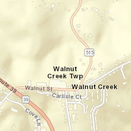 Walnut Creek Ohio Street Map