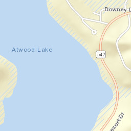 Cove Cottage Area Ohio Street Map