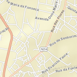 Nelas Street Map