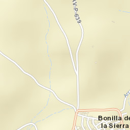 Bonilla de la Sierra Street Map