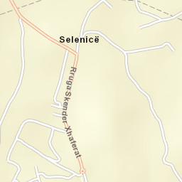 Selenicë Street Map