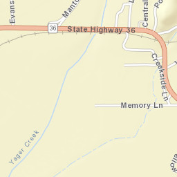 Carlotta California Street Map