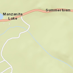 Manzanita Lake California Street Map