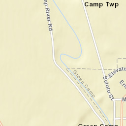 Green Camp Ohio Street Map