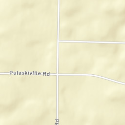 Pulaskiville Ohio Street Map