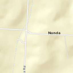 Nunda Ohio Street Map