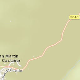 San Martín del Castañar Street Map
