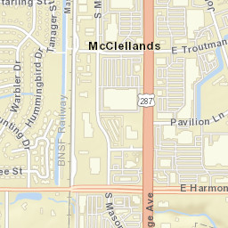 McClellands Colorado Street Map