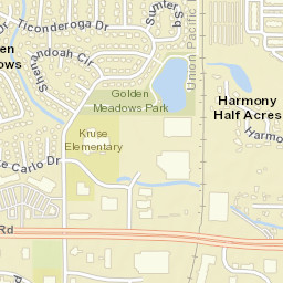 Harmony Colorado Street Map