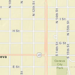 900-998 H Street, Geneva, NE 68361, USA Street Map