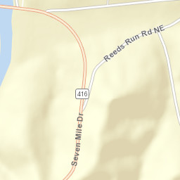 Reeds Run Ohio Street Map