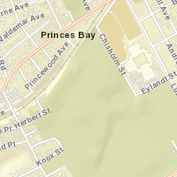 Princes Bay New York Street Map