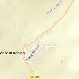 Valdarachas Street Map