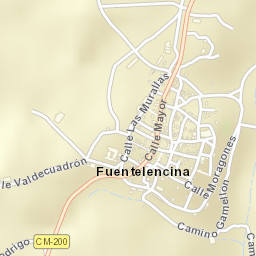 Fuentelencina Street Map
