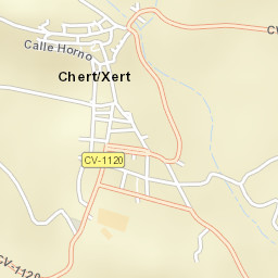 Chert/Xert Street Map