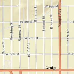 Craig Street Map