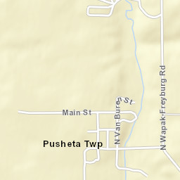 Fryburg Ohio Street Map