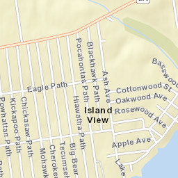Island View Ohio Street Map