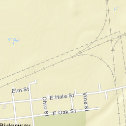 Ridgeway Ohio Street Map