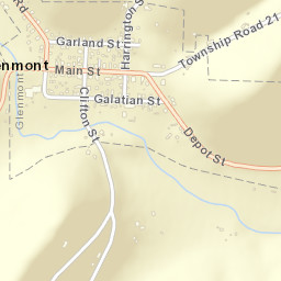 Glenmont Ohio Street Map
