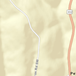 Petersburgh Ohio Street Map