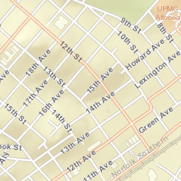 1300-1434 10th Avenue, Altoona, PA 16601 Street Map