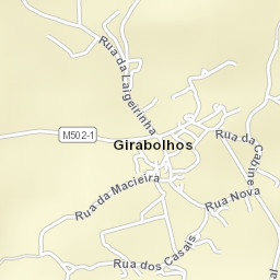 Girabolhos Street Map