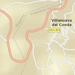 Villanueva del Conde Street Map