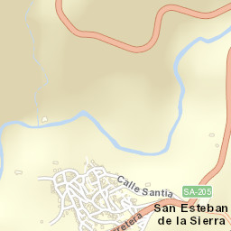 San Esteban de la Sierra Street Map