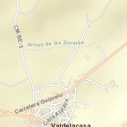Valdelacasa Street Map