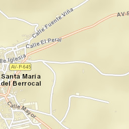 Santa María del Berrocal Street Map