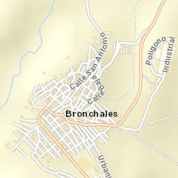 Bronchales Street Map