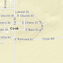 153 2nd Street, Cook, NE 68329, America Street Map