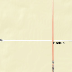 Padua Ohio Street Map