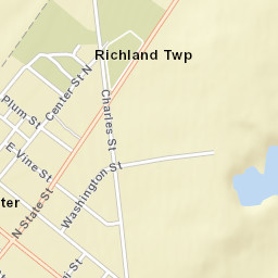 Belle Center Ohio Street Map