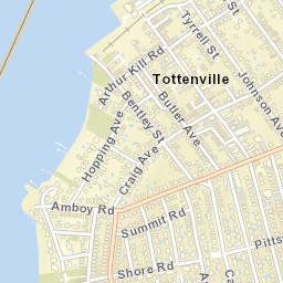 Tottenville New York Street Map