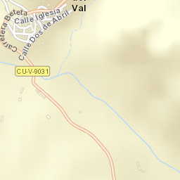 Santa María del Val Street Map