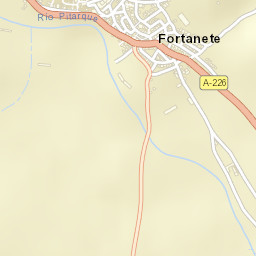 Fortanete Street Map