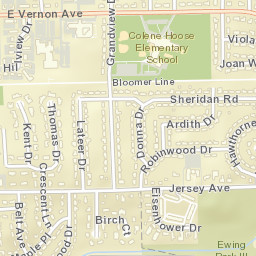 401-499 Jersey Avenue, Normal, IL  Street Map