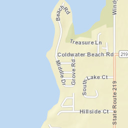 Turtle Neck Point Ohio Street Map