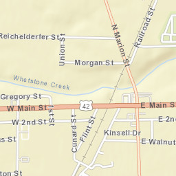 Cardington Ohio Street Map