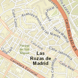 Las Rozas de Madrid Street Map