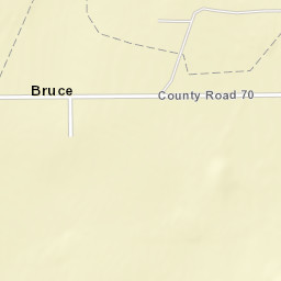 Bruce Colorado Street Map