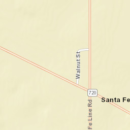 Santa Fe Ohio Street Map