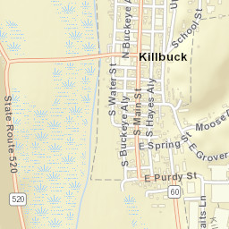 Killbuck Ohio Street Map