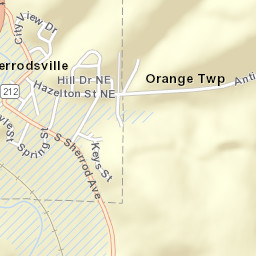 Sherrodsville Ohio Street Map